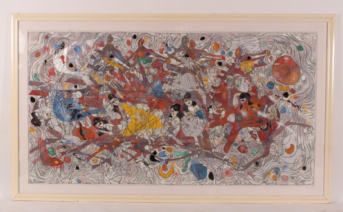 Tie-Feng Jiang (Chinese b.1938) Untitled, MM/P 1987 (1 of 10)