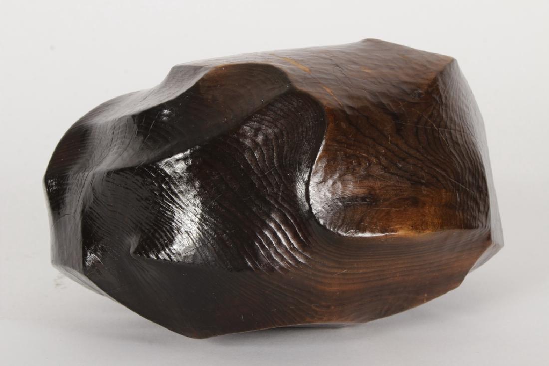 Philip McCracken (American b.1928)Juniper wood 1963: Philip McCracken, (American, b. 1928). Carved Juniper wood sculpture: "Microcosm" 1963. Signed and dated on bottom: " Philip McCracken 1963" 6.5" X 6" X 4" Schulhof collection
