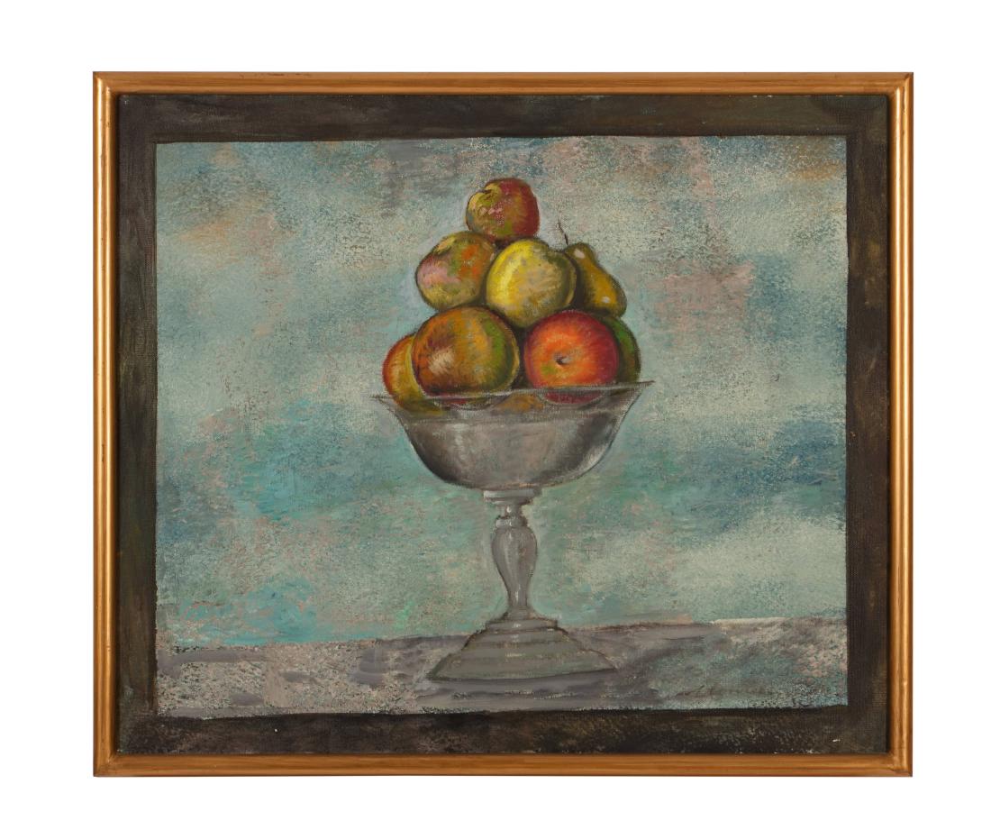 Roberto Montenegro Fruteros: A Pair: Lot 26 Roberto Montenegro Mexican, (1885-1968) Fruteros: A Pair oil on canvas both signed lower right art: 24 x 19 3/4 inches and 21 3/4 x 25 1/2 inches frames: 28 1/4 x 24 1/2 inche