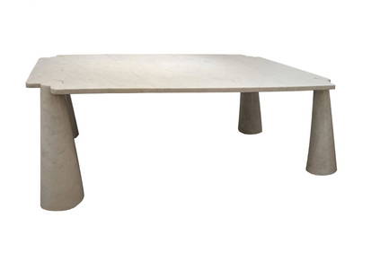 Angelo Mangiarotti - Eros for Skipper Marble Dining: Lot 12 Angelo Mangiarotti Italian, (1921-2012) Eros for Skipper Marble Dining Table (c.1971) 28 1/2 x 78 1/2 x 39 1/4 inches Condition: Very Good Provenance: from