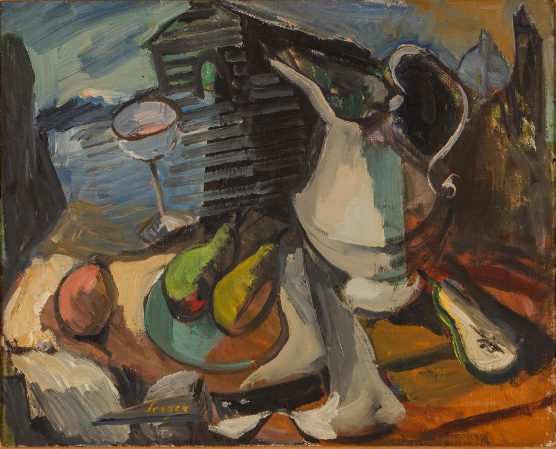 Frederick Serger - Still Life with Pitcher, Pears and (1 of 3)