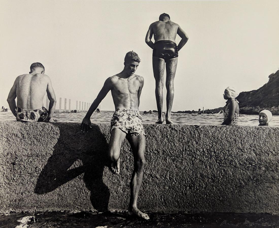 Max Dupain - At Newport (1952): Lot #34 Max Dupain Australian, (1911-1992) At Newport (1952) gelatin silver print signed lower right image: 13 11/16 x 16 5/8 inches Condition: excellent Provenance: from a Singular Manh