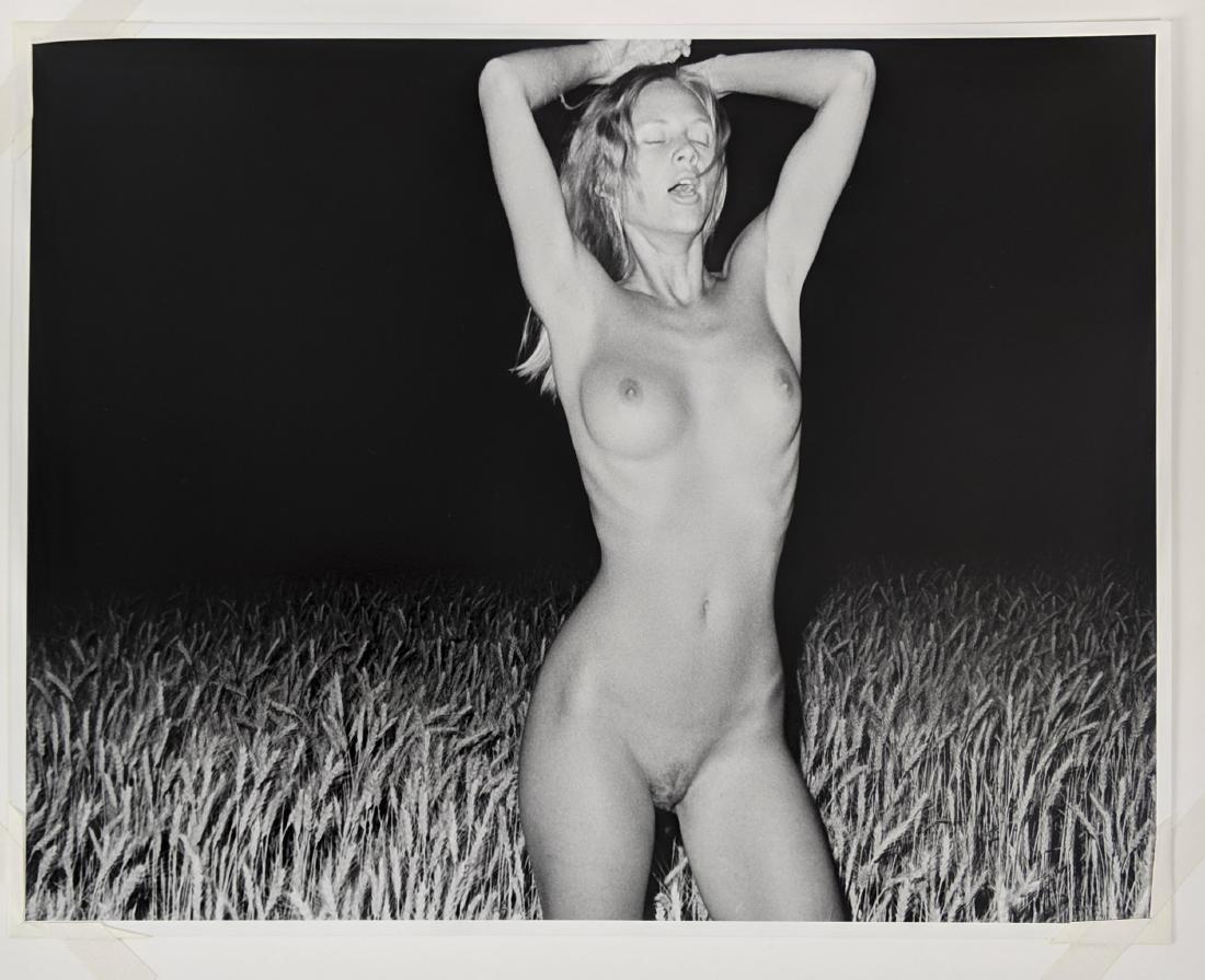 Eric Kroll - (Untitled) Nude in Field: Lot #97 Eric Kroll, (b.1946) (Untitled) Nude in Field (1980) gelatin silver print signed and stamped verso image: 11 x 14 inches Condition: excellent Provenance: from a Singular Manhattan C