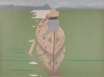 Alex Katz - Good Afternoon I: Lot 16 Alex Katz American (b.1927) Good Afternoon I lithograph signed and numbered 22/80 sight: 27 1/2 x 35 3/4 inches frame: 34 3/4 x 43 inches $3000-5000 Condition: excellent Provenance: