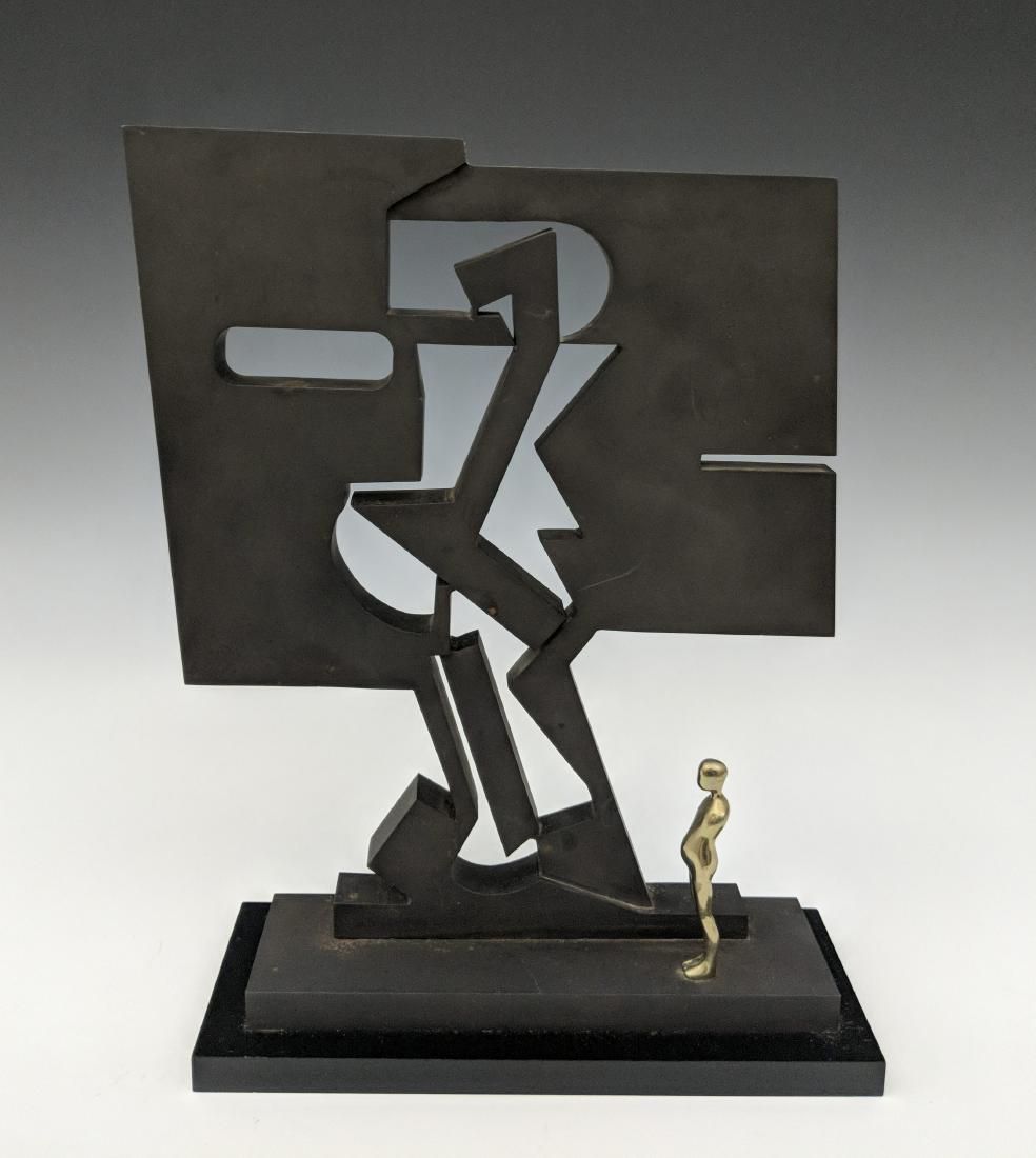 Ernest Trova - F.M. Gox: Lot 22 Ernest Trova - F.M. Gox American (1927-2009) F.M. Gox (1976) bronze and steel with black oxide patination on acrylic base Signed, dated and numbered with engraved marks to underside 'E. Trova F