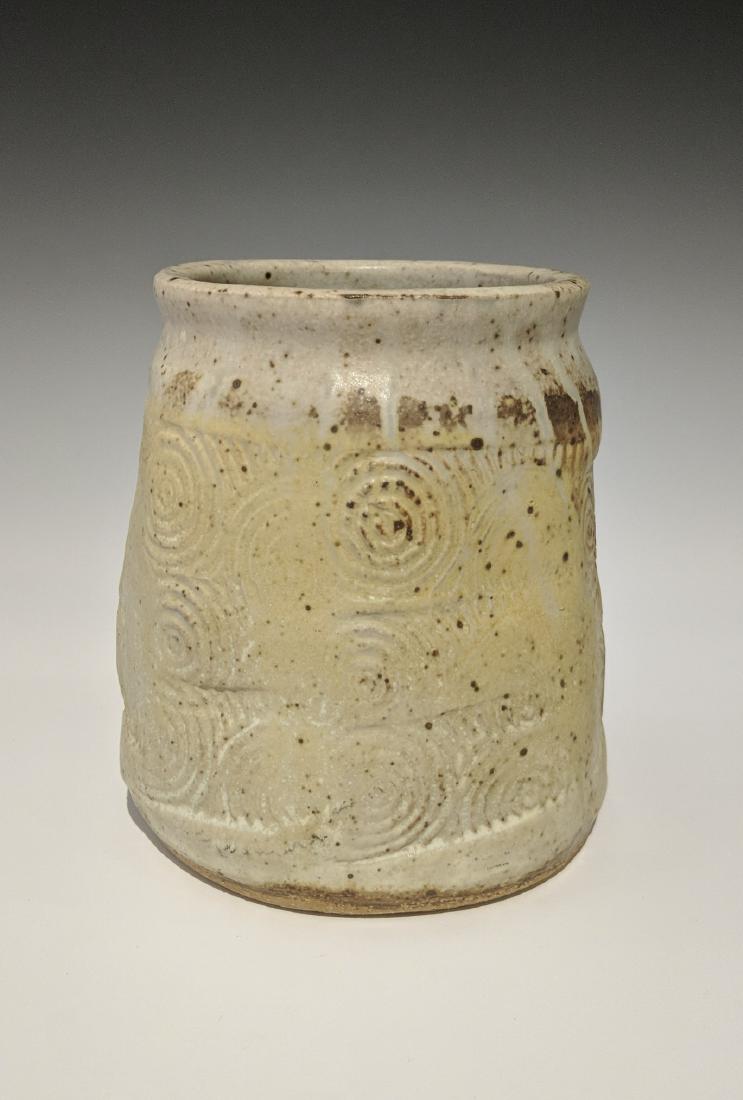 Warren MacKenzie - Vase: Lot 120 Warren MacKenzie - Vase American (1924-2018) Vase paddled stoneware with matte glaze 6 x 4 1/2 inches Provenance: from the Collection of Arthur & Lillian Weiss, Little Deer Isle, Maine