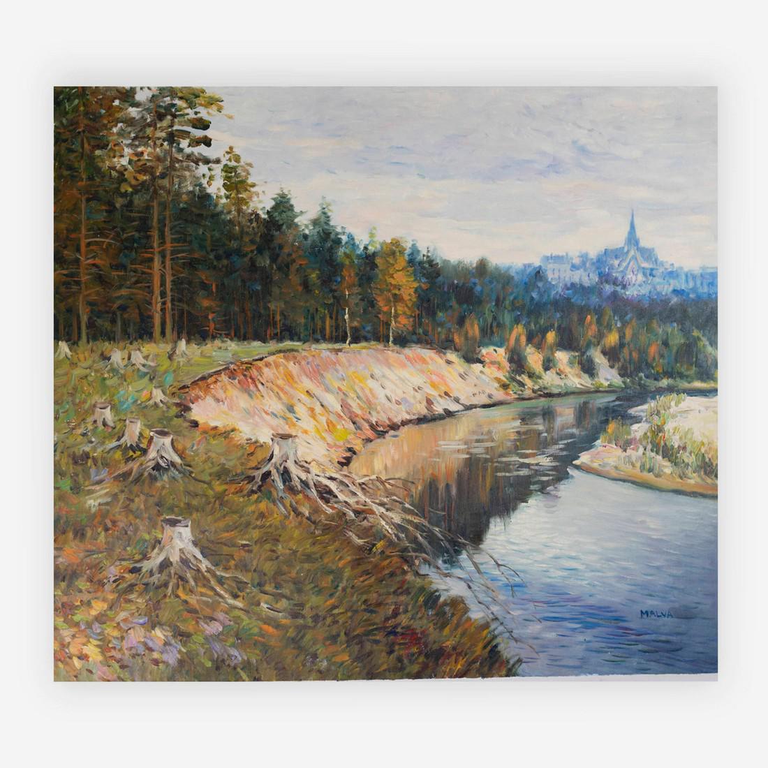 Malva (Omar Hamdi) - Untitled (Country river) (1 of 3)