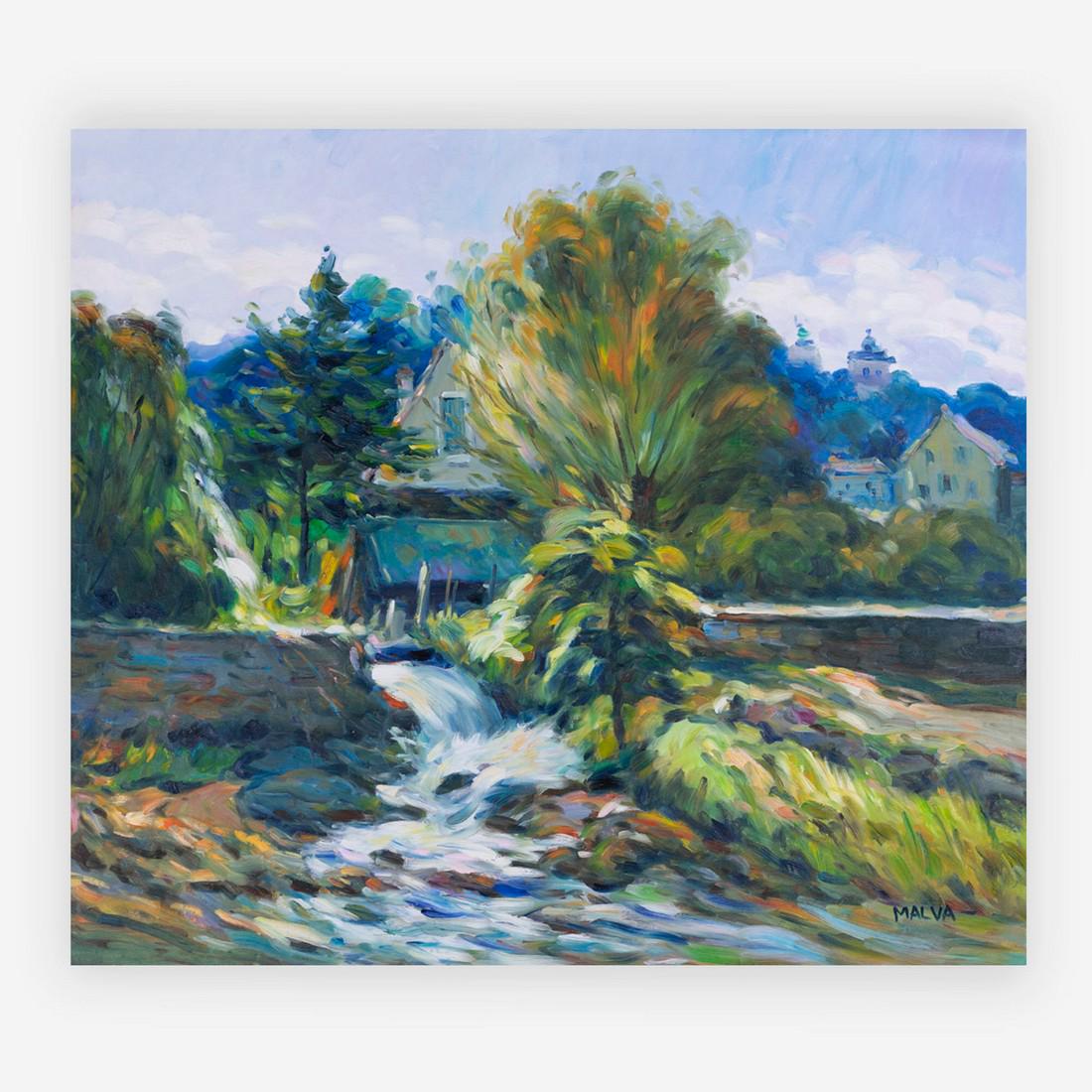 Malva (Omar Hamdi) - Untitled (Village river) (1 of 4)