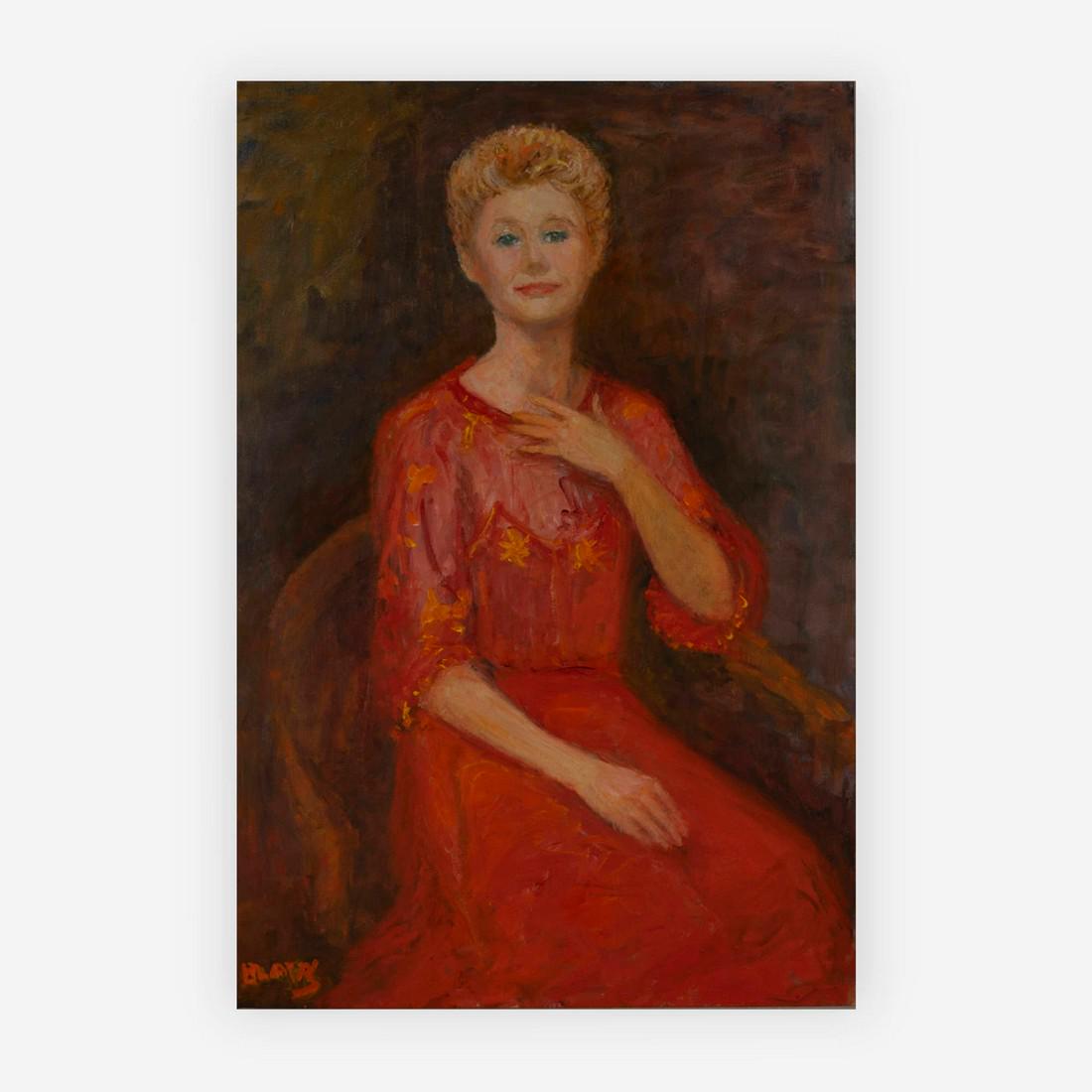 Arbit Blatas - Portrait of a woman in red (1 of 4)