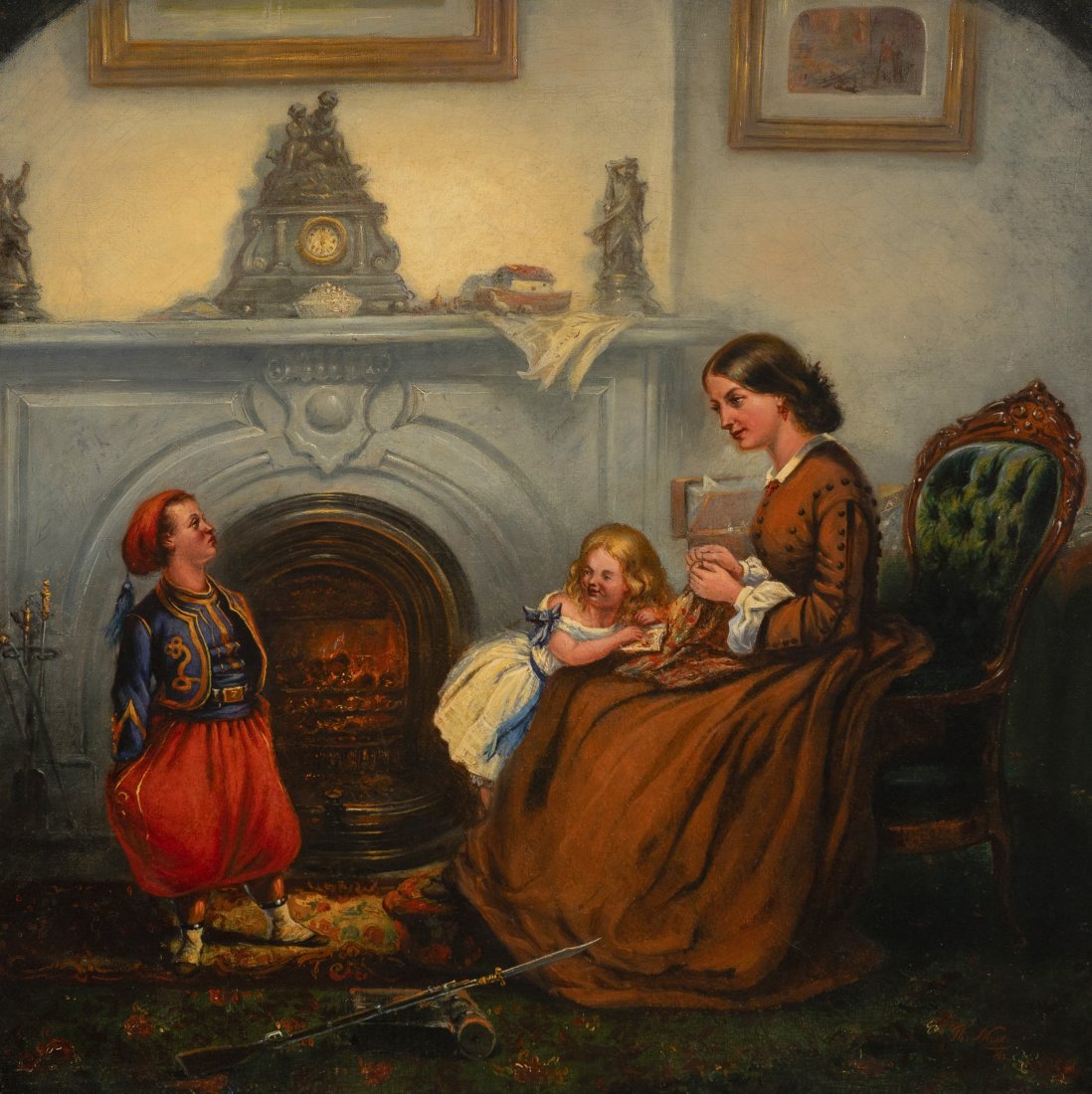 Thomas Nast - The Little Zouave: Lot 12 Thomas Nast German/American (1840-1902) The Little Zouave (1862) oil on canvas signed lower right 23 x 23 inches Provenance: From the collection of J.N. Bartfield Galleries Footnotes fr