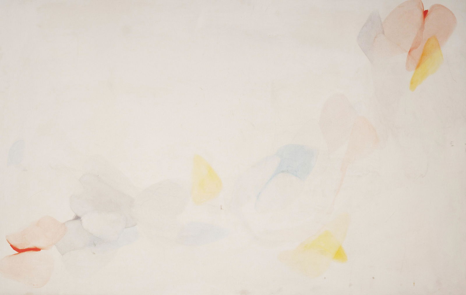 Alice Baber - The Silver Drum of the Morning: Lot 39 Alice Baber American (1928-1982) The Silver Drum of the Morning (1977) oil on canvas signed verso 35 x 57 1/2 inches Provenance: from a private New York collection