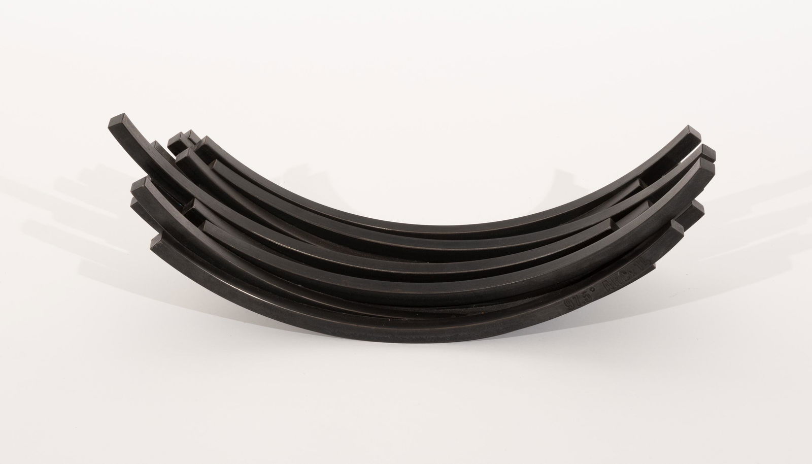 Bernar Venet - Arc 97.5 Degrees: Lot 78 Bernar Venet French (b. 1941) Arc 97.5 Degrees steel incised on the bottom, numbered 9/25 7 1/2 x 21 1/4 x 6 1/2 inches Provenance: from a private New York collection