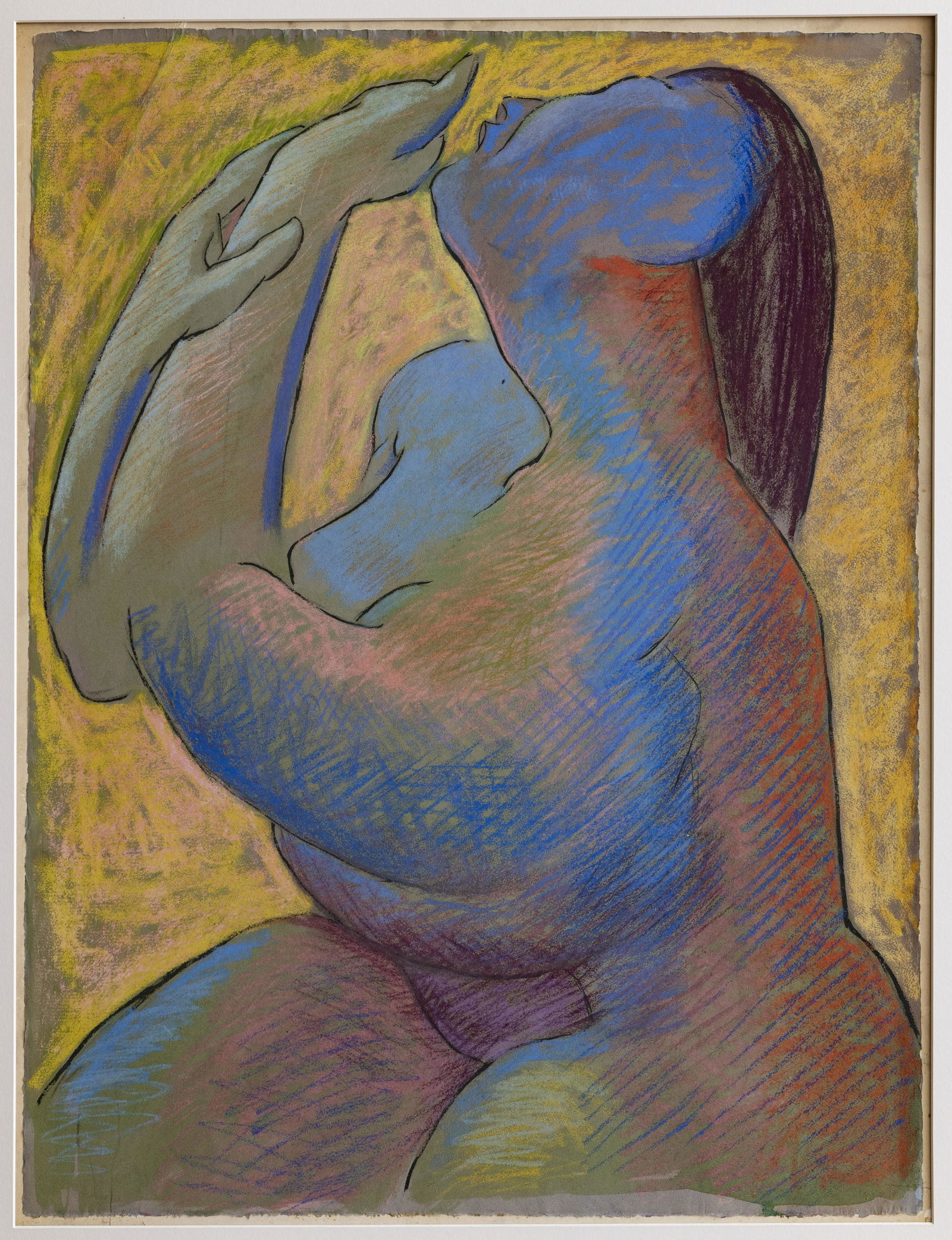 John Ferren - Drawing II: Lot 108 John Ferren American (1905-1970) Drawing II watercolor and pastel on paper image: 26 x 19 3/4 inches sight:26 1/4 x 20 inches Provenance: from a private New York collector