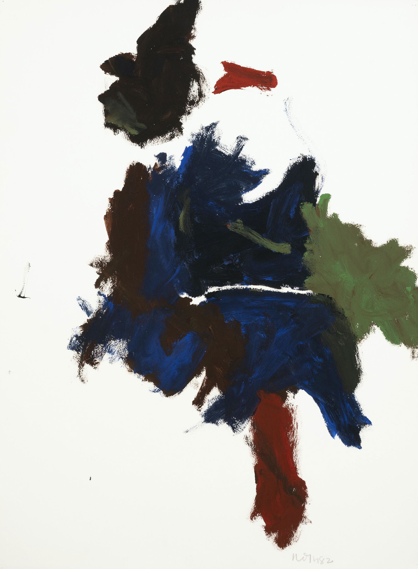 Jack Roth - Untitled: Lot 137 Jack Roth American (1927-2004) Untitled (1982) acrylic on paper signed lower right 30 1/2 x 22 1/2 inches Provenance: from the collection of a New York gallerist