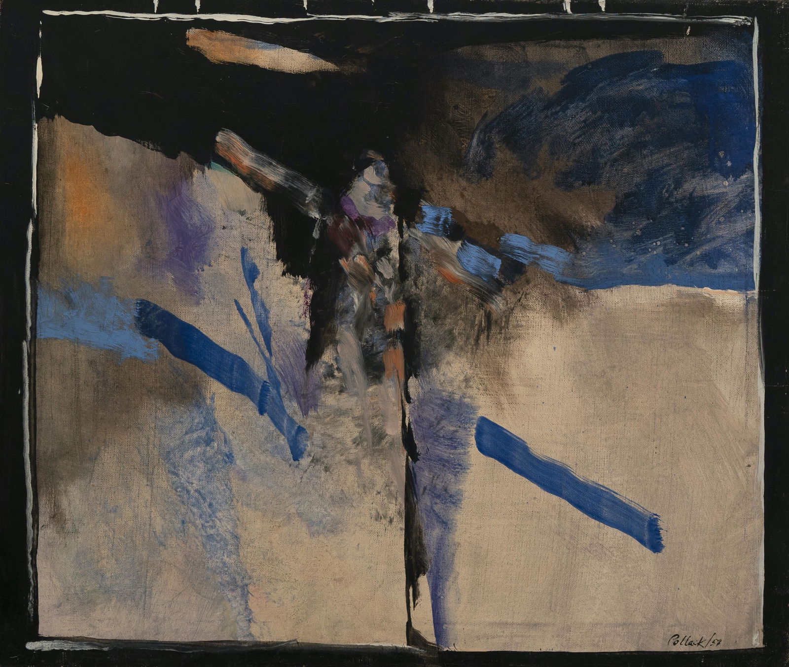 Reginald Pollack - Standing Figure: Lot 172 Reginald Pollack American (1924-2001) Standing Figure (1957) oil on canvas signed lower right 18 x 21 1/2 inches Provenance: from a private New York collection Peridot Gallery label verso