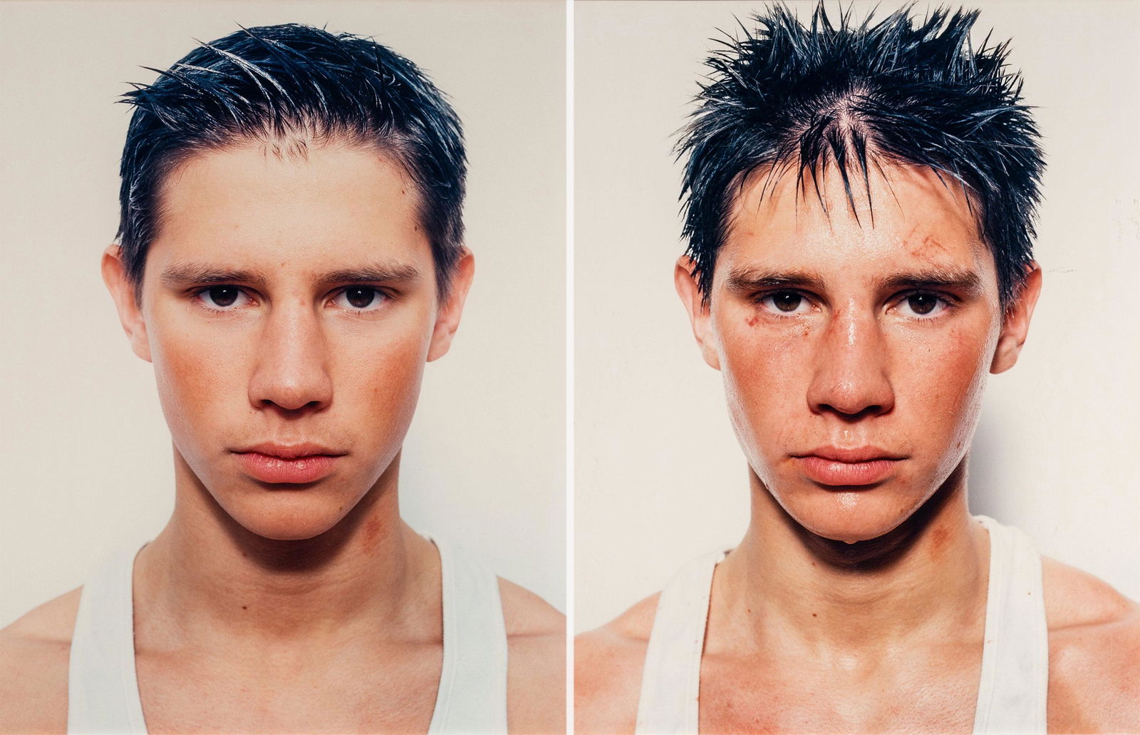 Nicolai Howalt - Untitled (Diptych) from Boxer: Lot 265 Nicolai Howalt Danish (b. 1970) Untitled (Diptych) from Boxer (2003) chromogenic print signed verso sight 23 x 19 each inches Provenance: From the Estate of Edward Bazinet