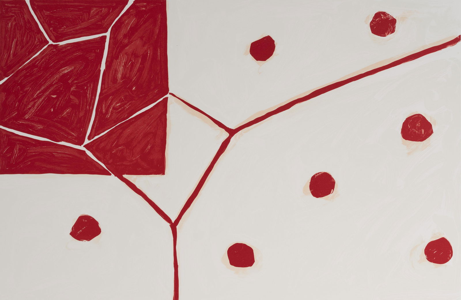 Mary Heilmann - Earth and Air: Lot 281 Mary Heilmann American (b. 1940) Earth and Air (2000) lithograph in colors pencil signed lower right, numbered 261/350 27 x 38 1/2 inches