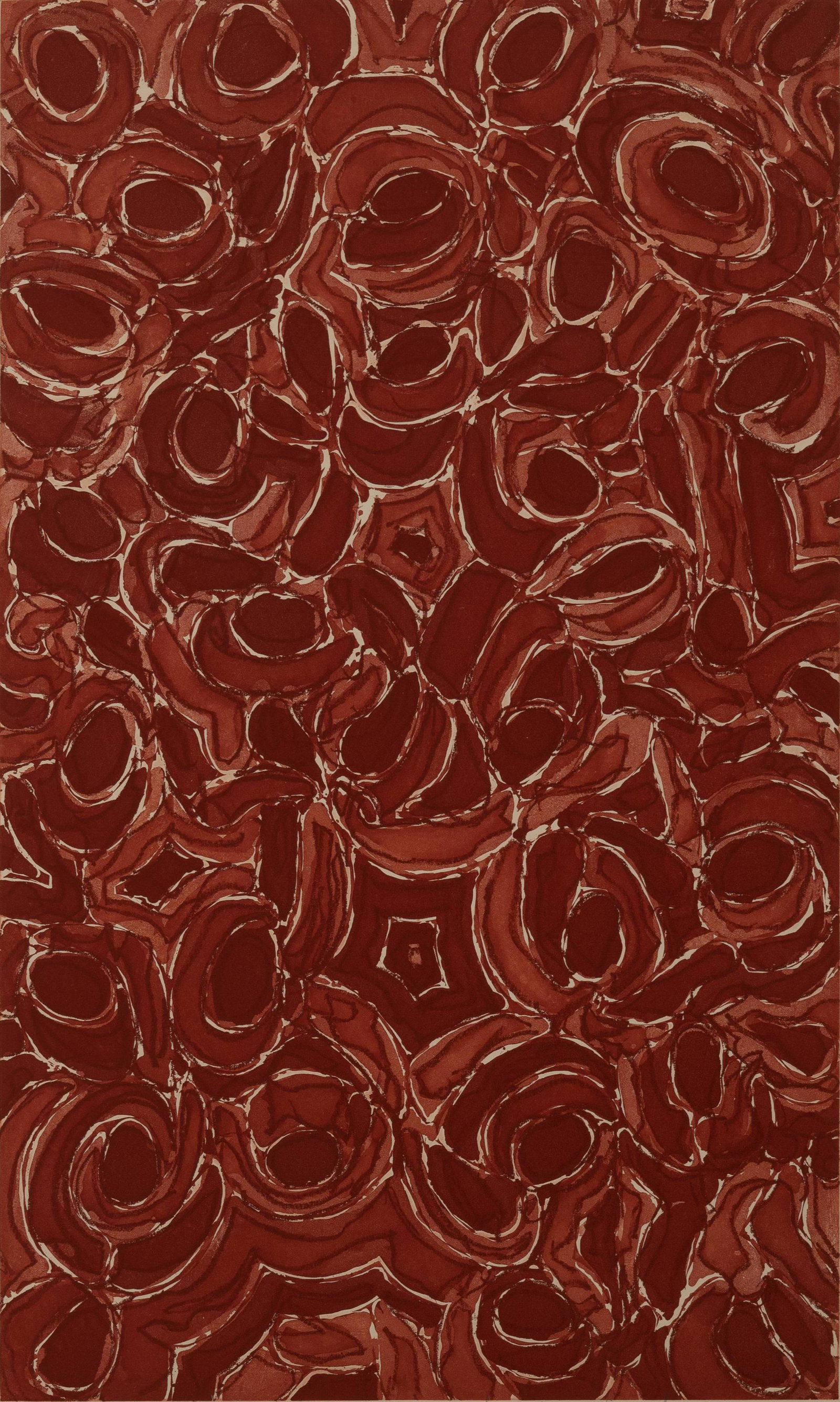 Richmond Burton - Flesh/Valentine: Lot 323 Richmond Burton American (b.1960) Flesh/Valentine (1996) color aquatint signed lower right, numbered 15/25 plate: 23 1/2 x 14 1/4 inches Provenance: World House Editions Gallery label vers