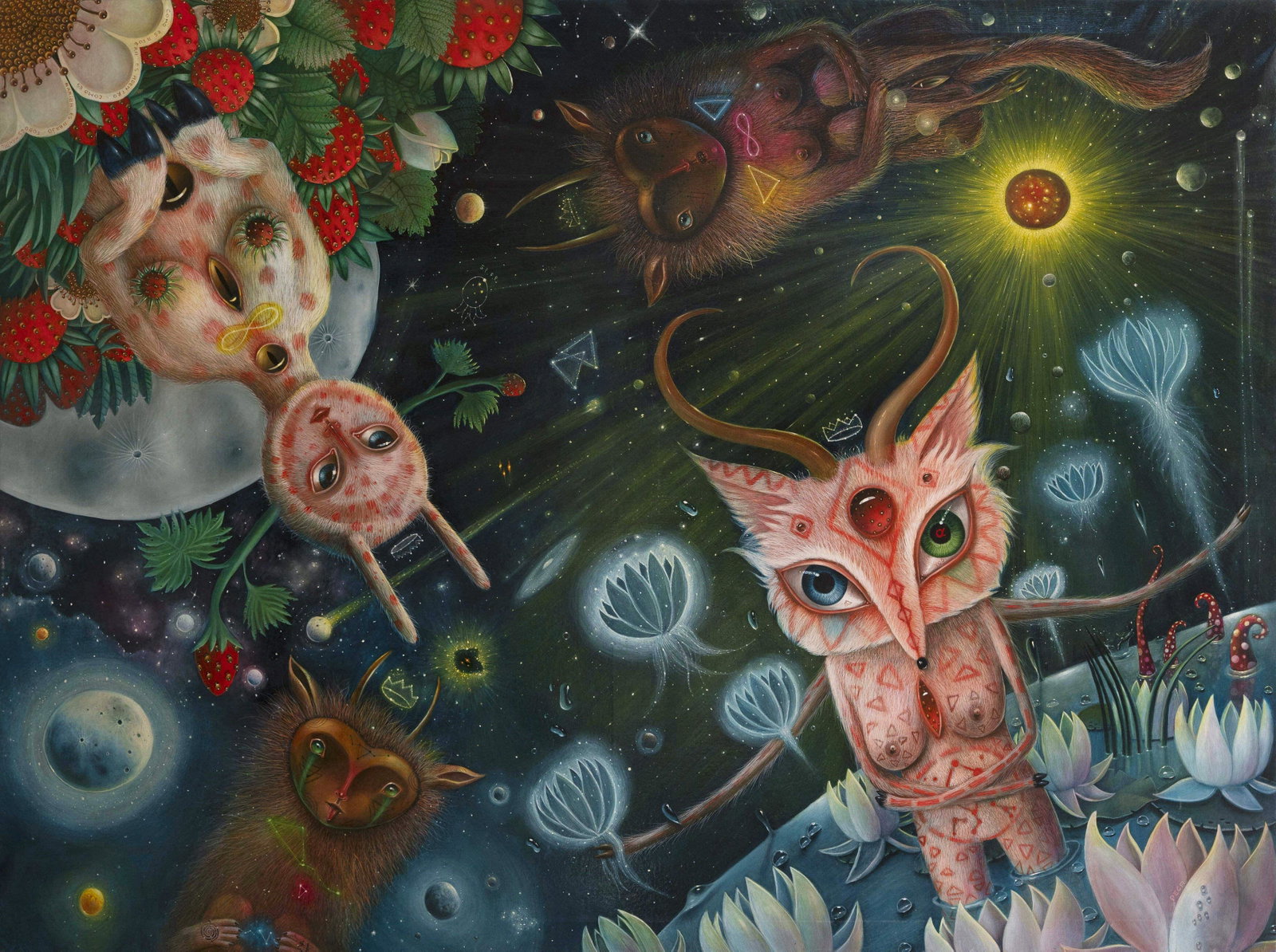 Peca - Spiral Time: Lot 39 Peca Argentinian (XX/XXI) Spiral Time oil on canvas signed lower right 38 x 51 inches Provenance: from the collection of Keryn Redstone C2: Introducing a brand new auction channel prese