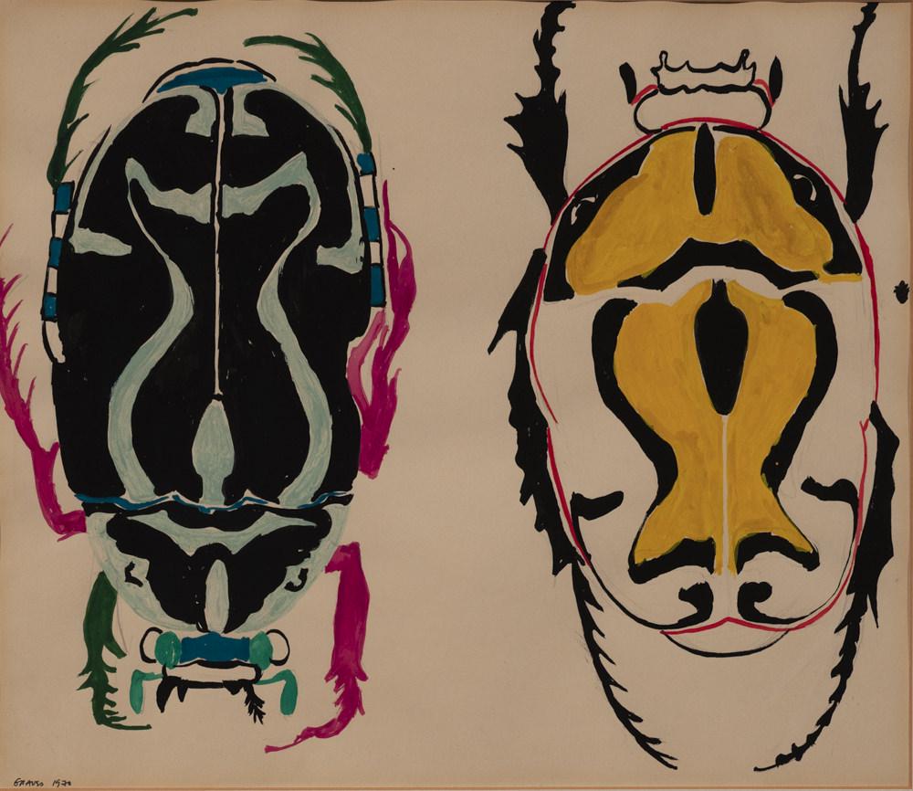 Nancy Graves - Untitled (Two beetles) (1 of 2)