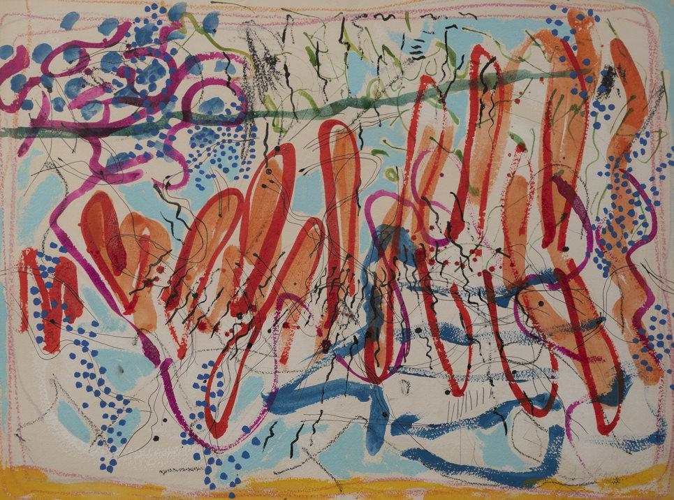 Nancy Graves - Untitled (Orange) (1 of 3)