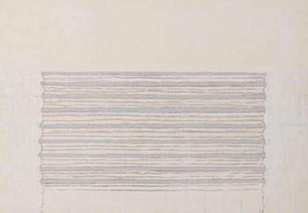 Dan Walsh - Untitled: Lot 17 Dan Walsh American (b. 1960) Untitled (1996) encaustic on Archival cardboard pencil signed lower right 28 x 40 inches Provenance: Garner Tullis Workshop, New York Private Collection, New Y