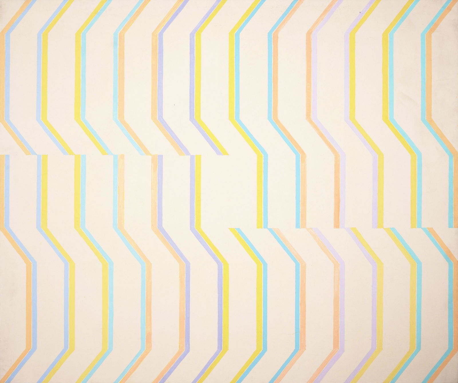 Michael Loew - White Series #6: Lot 48 Michael Loew American (1907-1985) White Series #6 (1971) acrylic on canvas signed verso 54 x 60 inches Provenance: from a private collection, by descent from the artist's estate