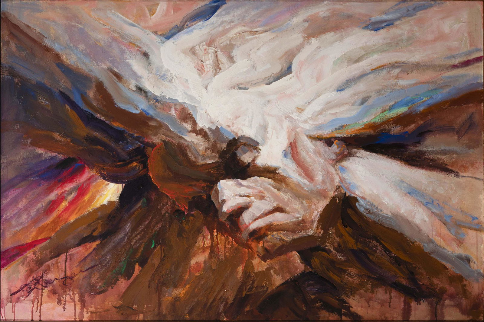 Gustav Rehberger - Beethoven: Lot 45 Gustav Rehberger Austrian (1910-1995) Beethoven oil on canvas mounted to masonite signed lower left 48 x 72 inches Provenance: from the collection of a Connecticut Gallerist