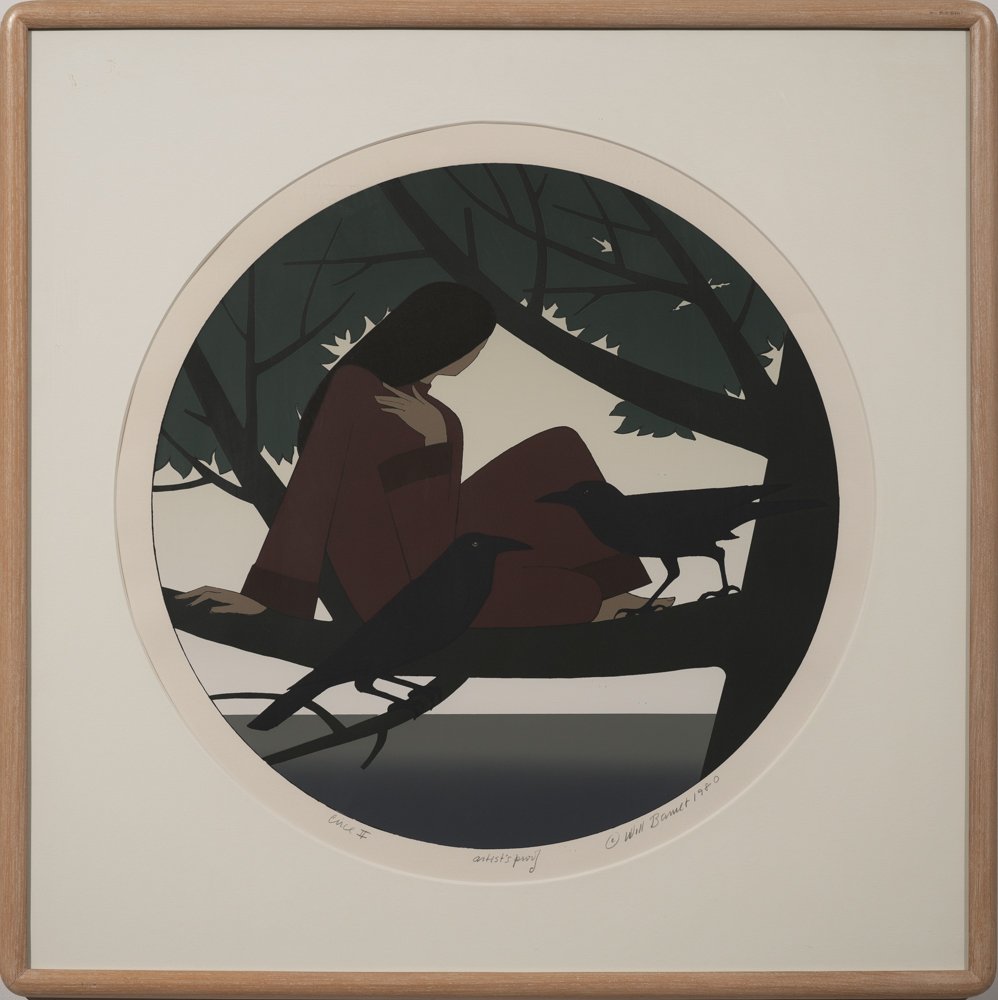 Will Barnet - Circle II (1980): Lot 134C Will Barnet American (1911-2012) Circle II (1980) serigraph signed lower right, AP radius: 20 inches Provenance: From the Estate of Friede Gorewitz. Previously in the collection of Freda & R