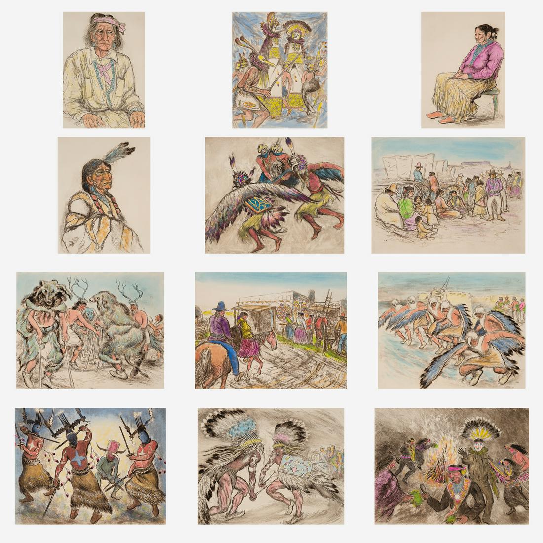 Ira Moskowitz - Indians of the Southwest, deluxe set of (1 of 13)