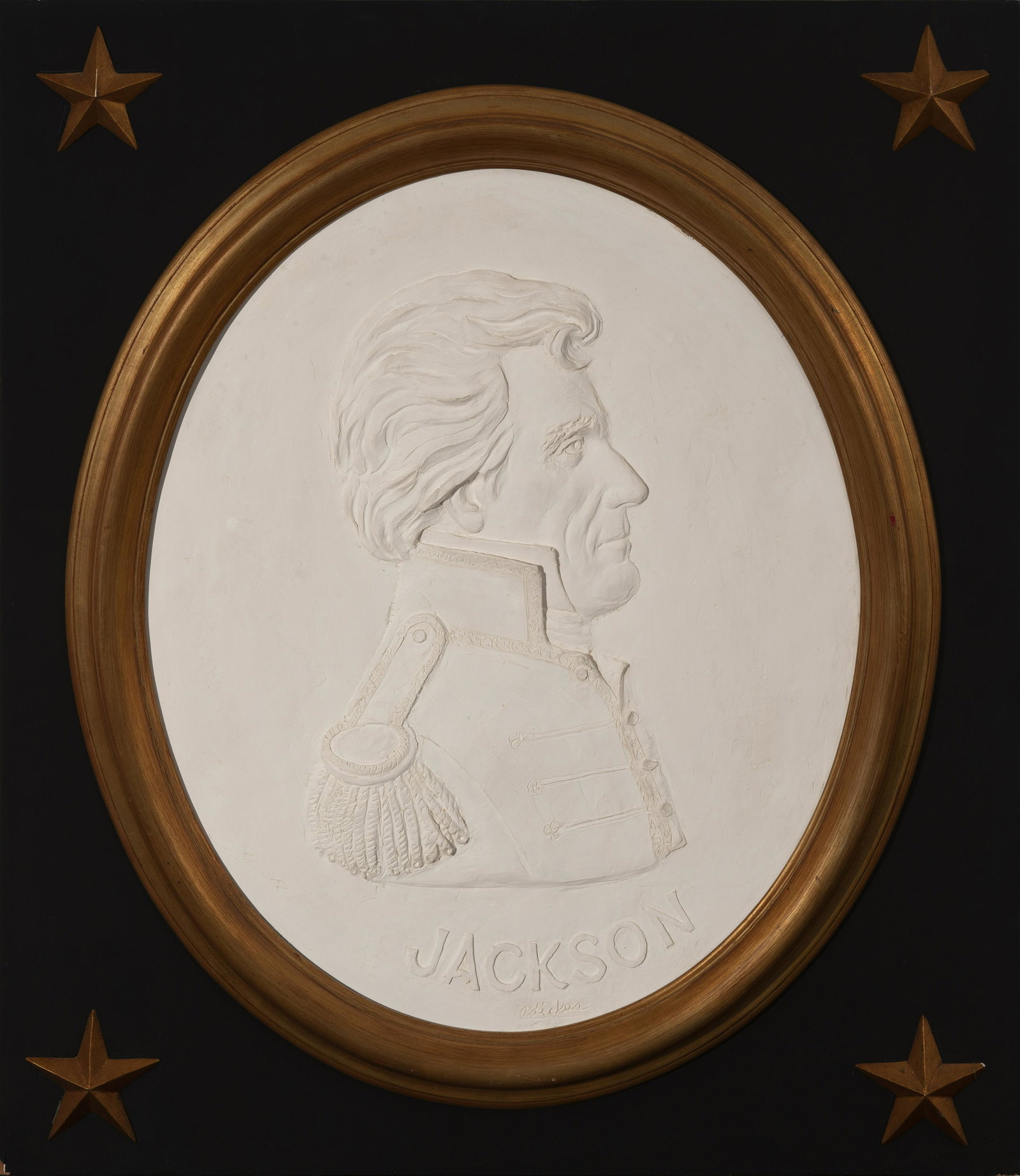 David Pryor Adickes - Andrew Jackson bas-relief (1 of 2)