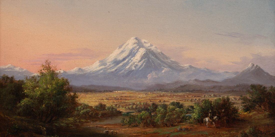 Artist Unknown - Untitled (Mountain landscape) (1 of 3)