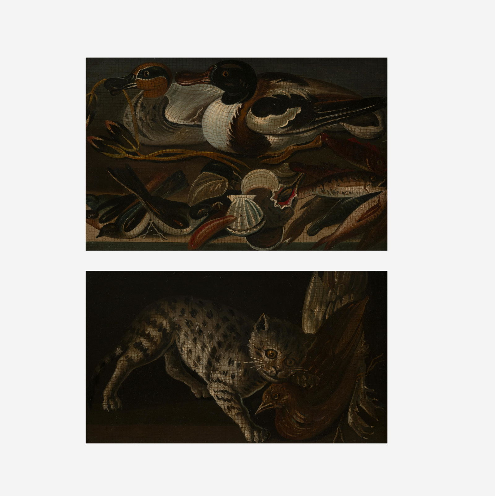 Artist Unknown - Two (2) scenes (Faux mosaic) (1 of 7)