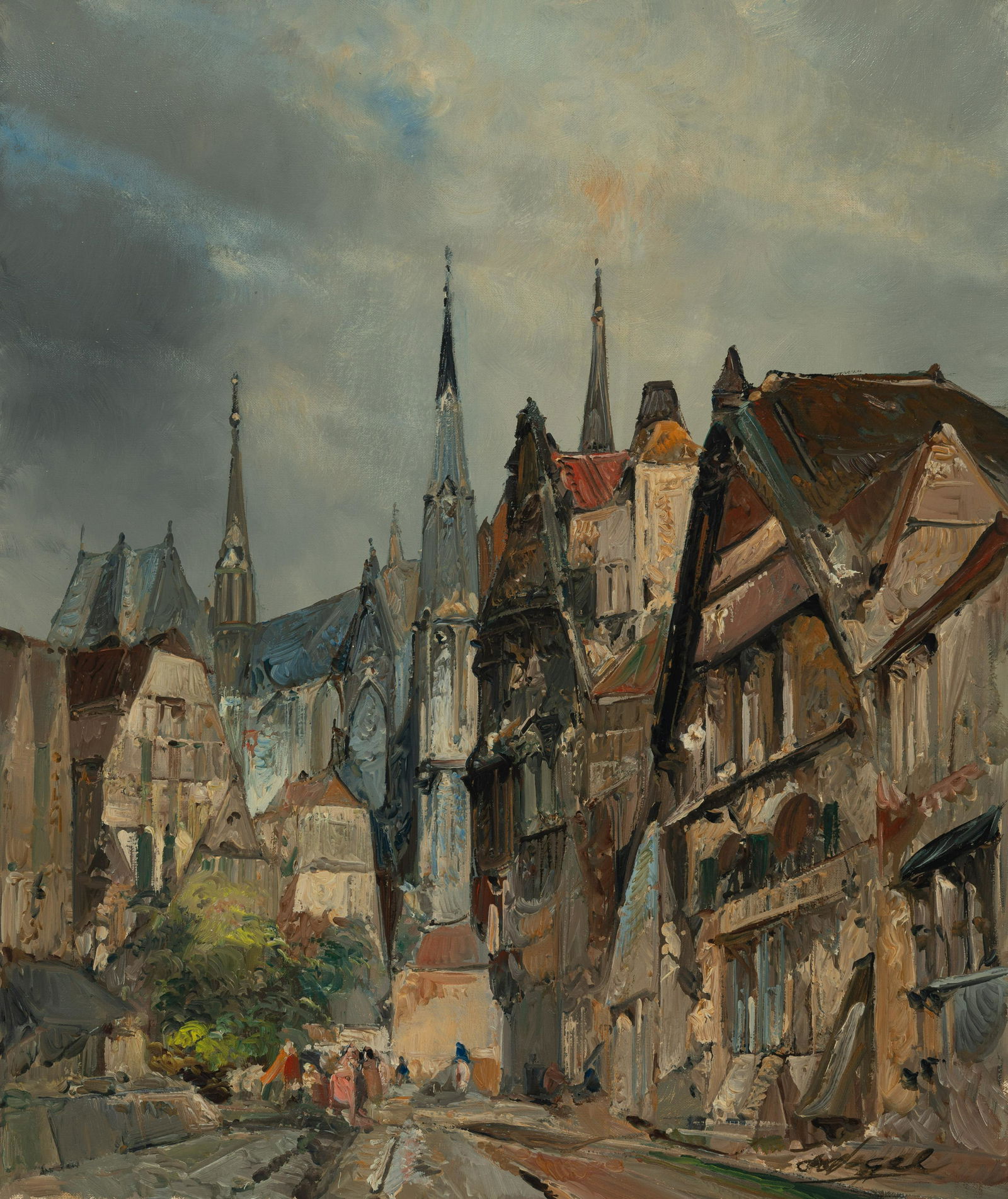 Jan de Vogel - Cathedral Exterior Stormy Skies in (1 of 2)