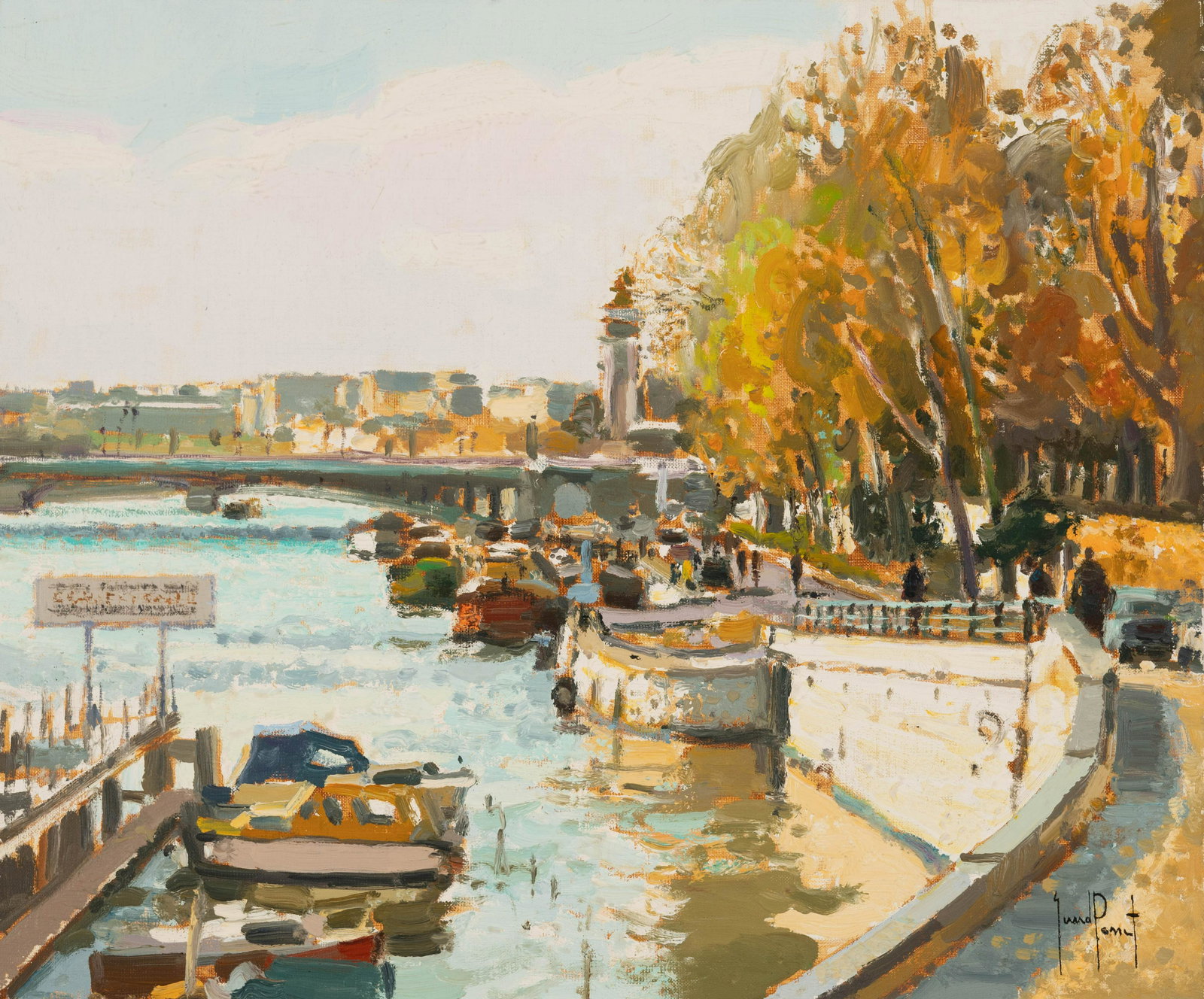 Gerard Passet - Paris Le Port Des Invalides (1 of 2)