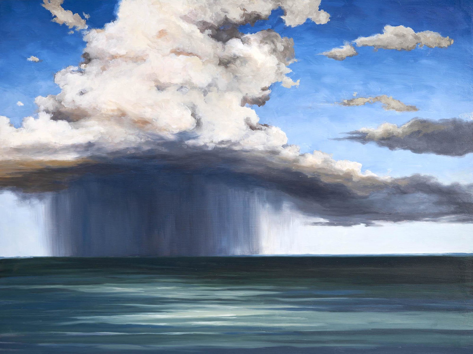 Denny Holland - Summer Storm: Lot 127 Denny Holland American (20th Century) Summer Storm (2017) oil on board signed verso 18 x 23 7/8 inches Provenance: from the collection of Keryn Redstone