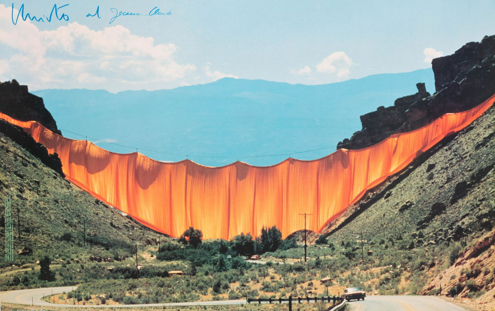 Christo And Jeanne Claude Valley Curtain