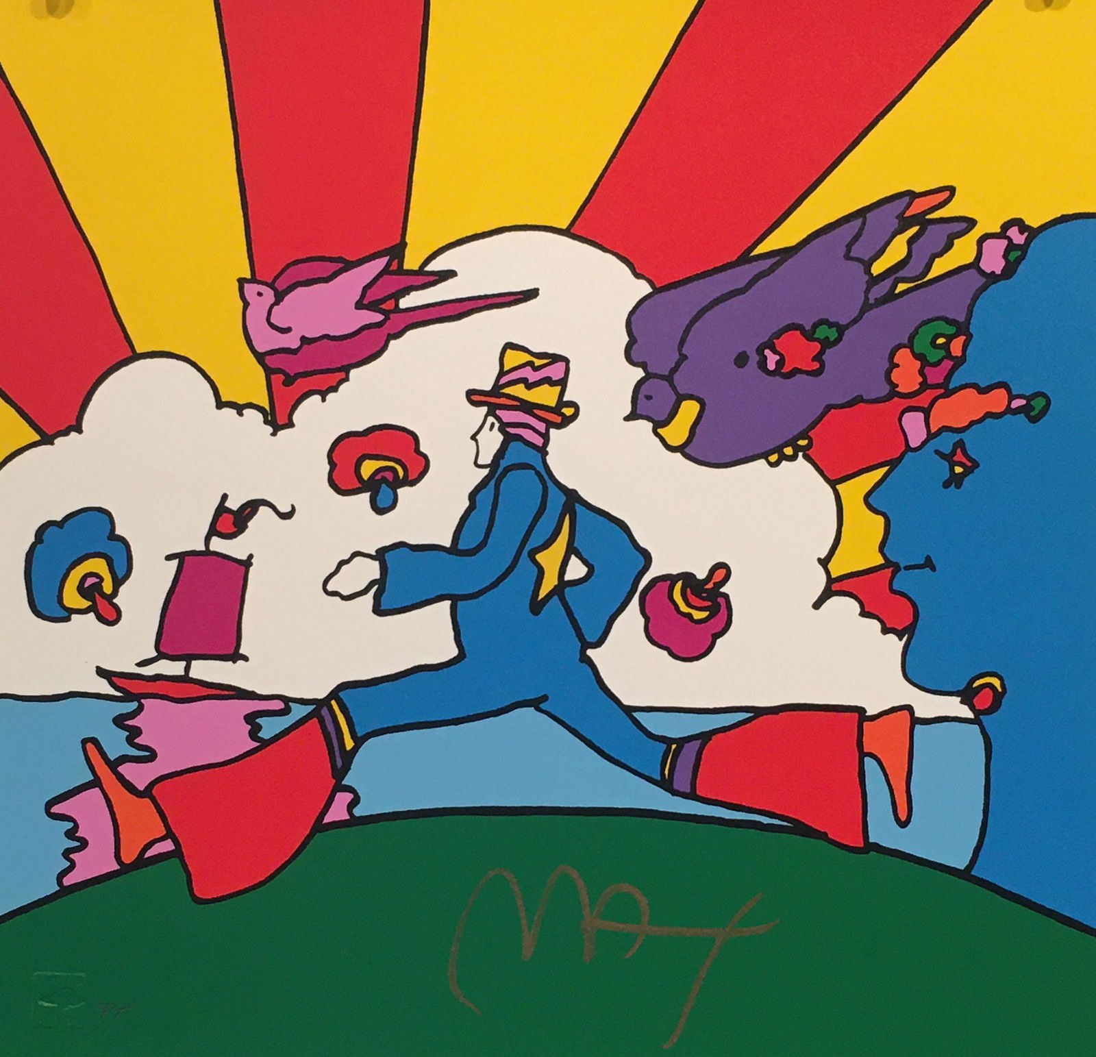 Peter Max - Cosmic Runner (1 of 1)