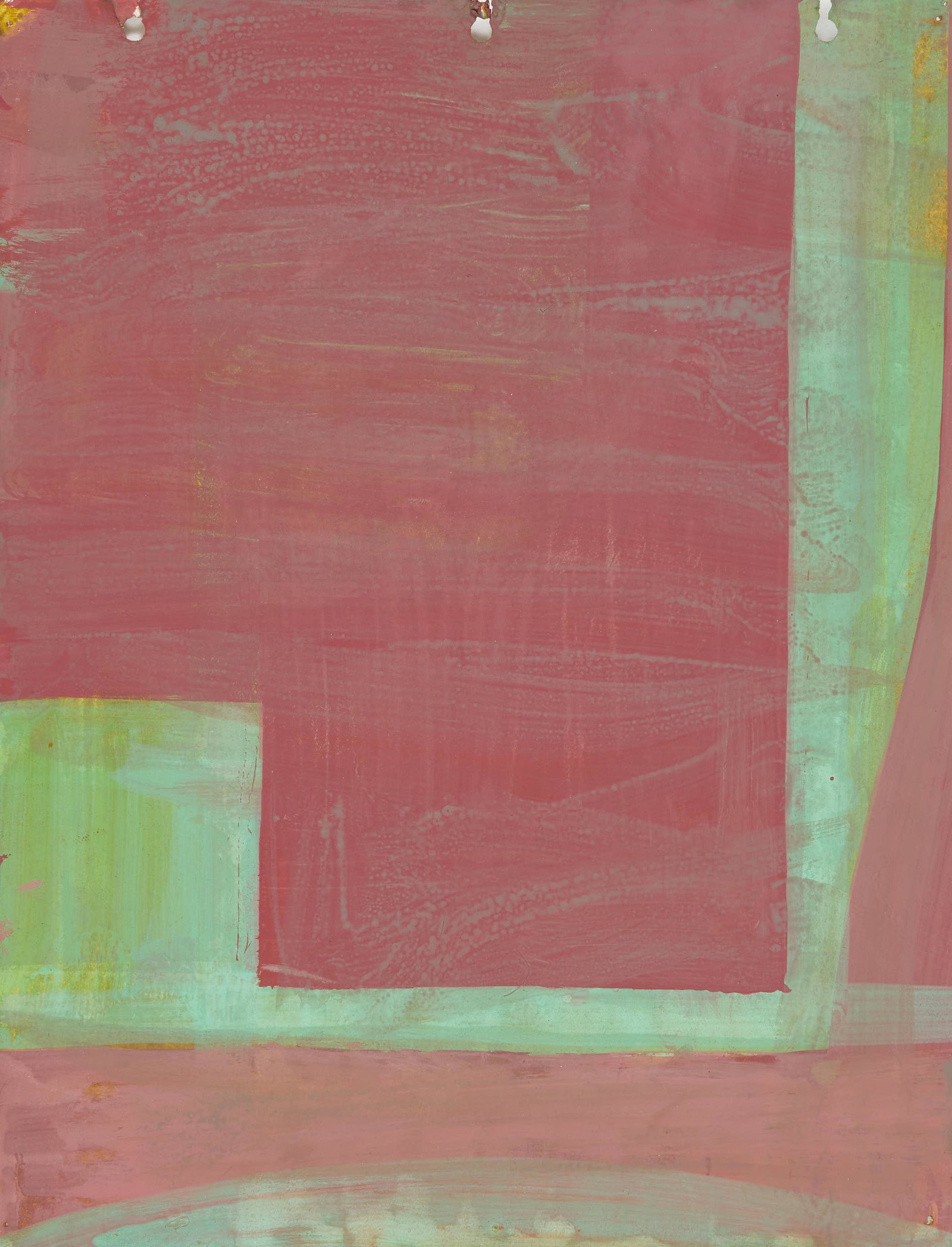 Scott Kelley - Untitled (Red on green) (1 of 3)