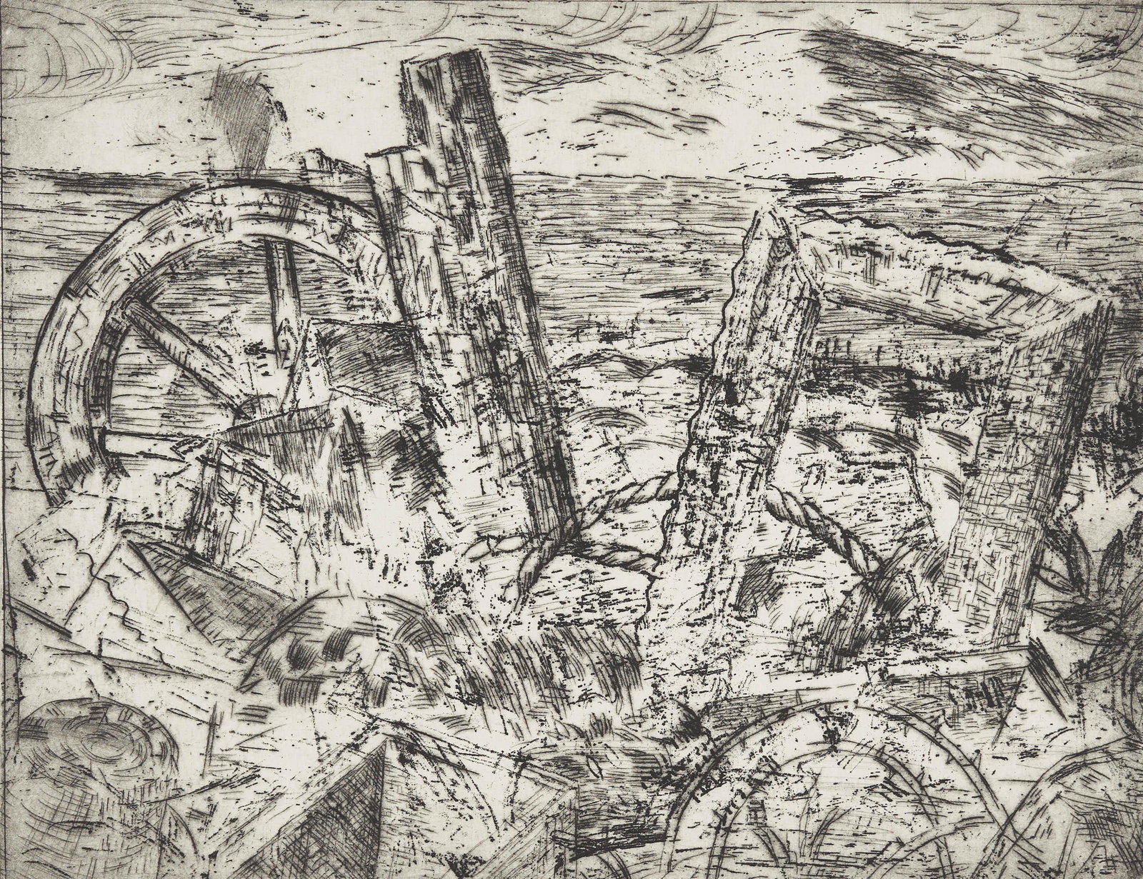 David Hornung - Untitled (Wreckage) (1 of 3)