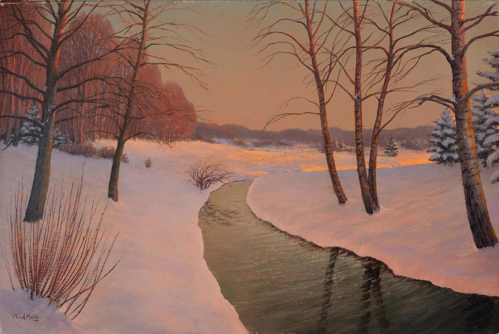 J.L. van der Meide  - Winter Path (1 of 2)