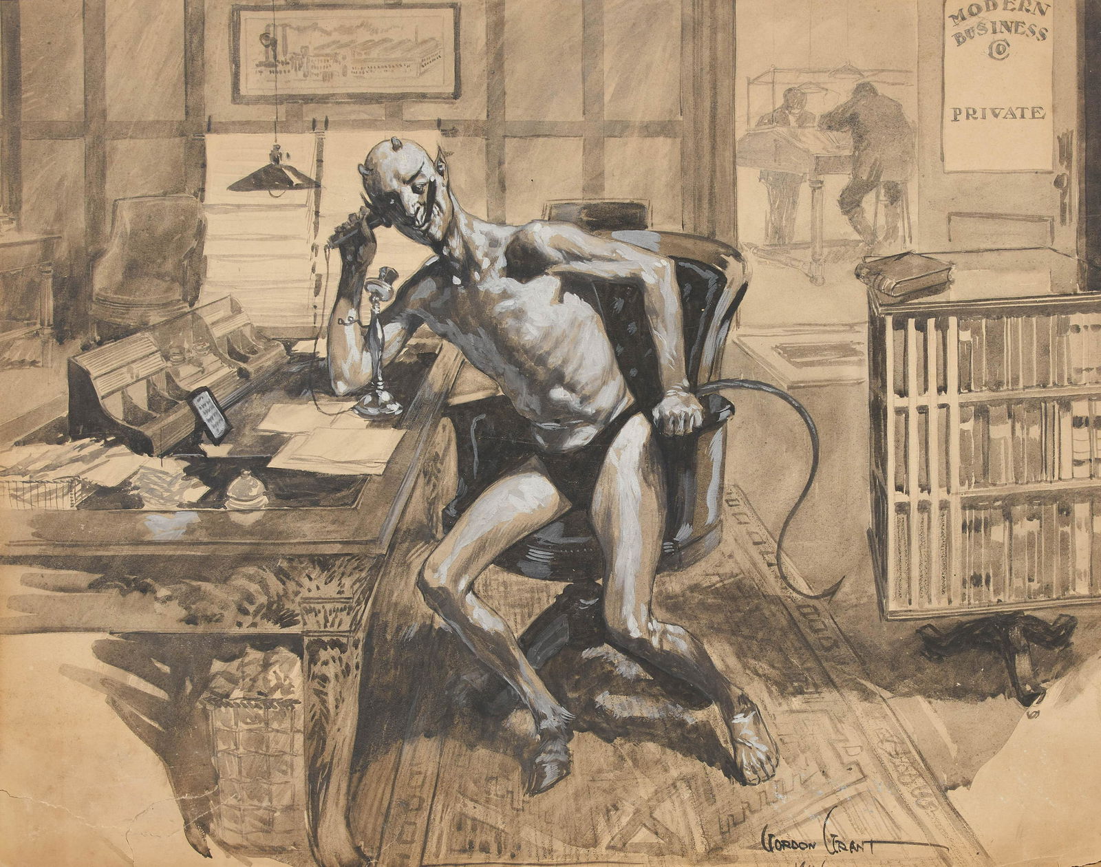 Unknown Artist - Untitled (Modern Business) (1 of 2)