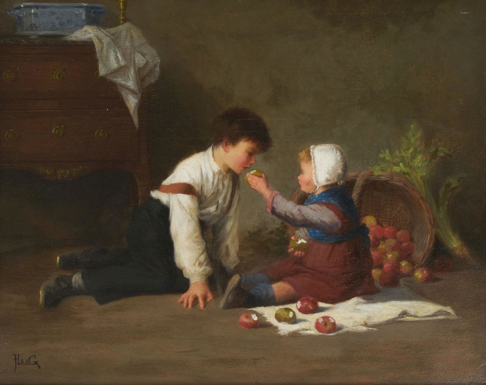 Jean Paul Haag - Children with Apples (1 of 3)