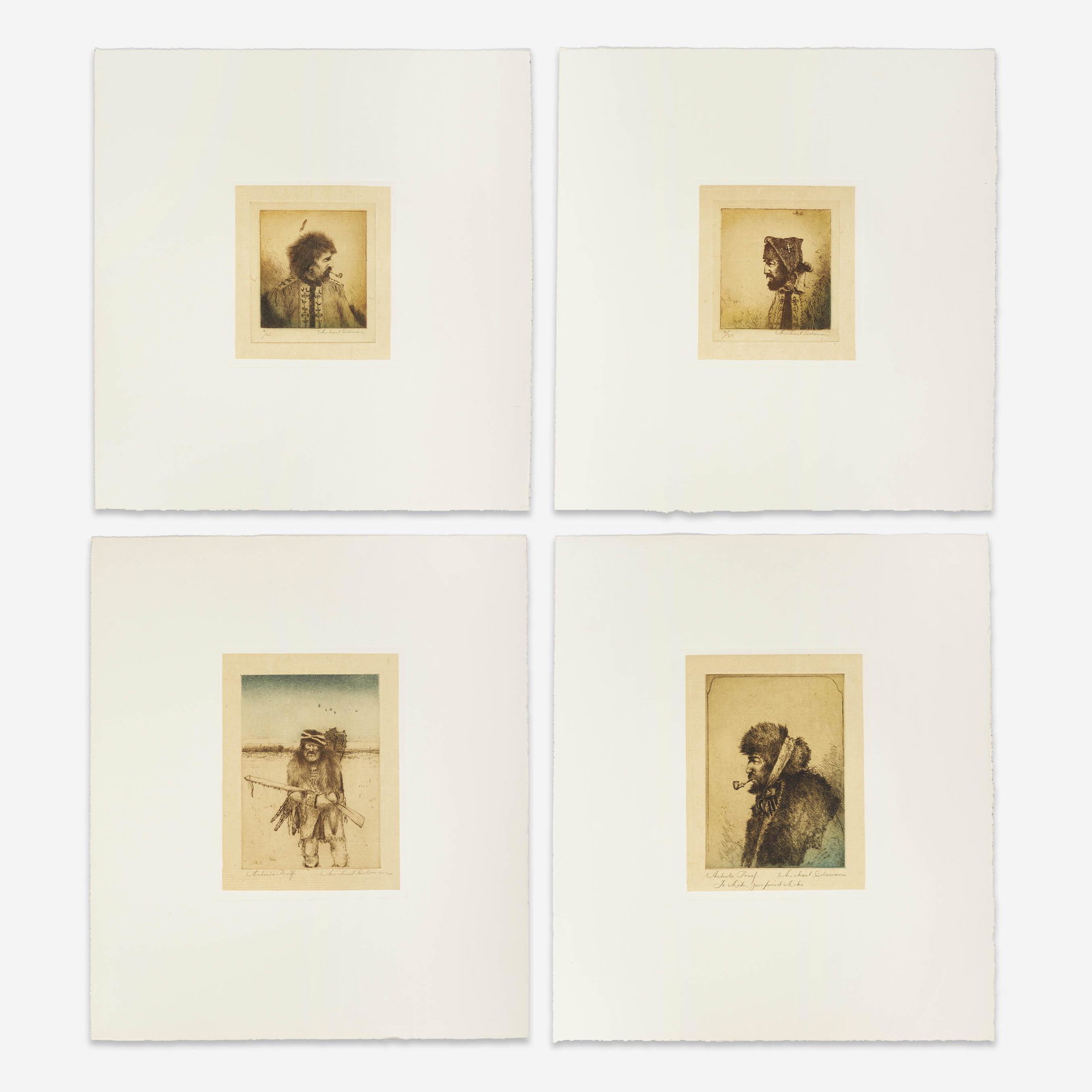 Michael Coleman - Group, four (4) Trappers (1 of 9)