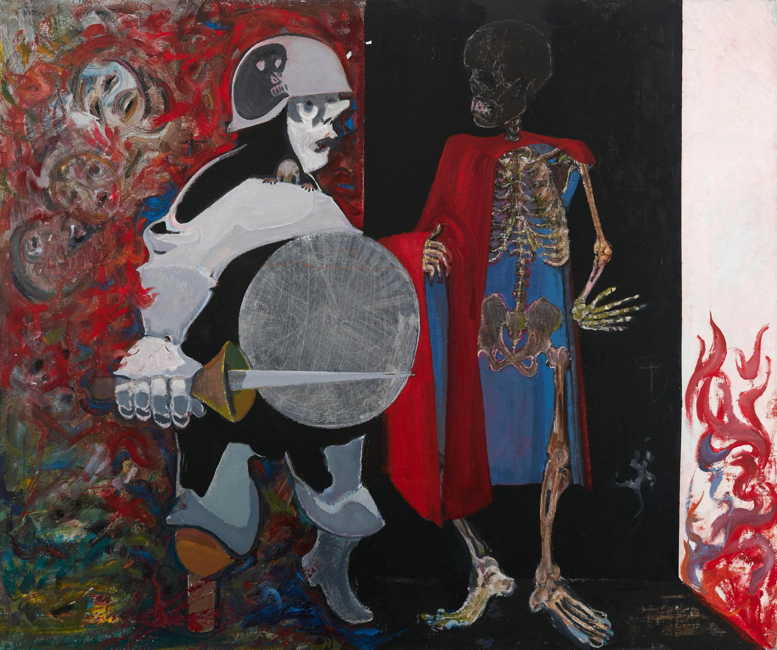 Benoît Gilsoul - Untitled: Lot 40 Benoît Gilsoul Belgian (1914-2000) Untitled oil on linen 50 x 60 inches Provenance: From the estate of Benoît Gilsoul