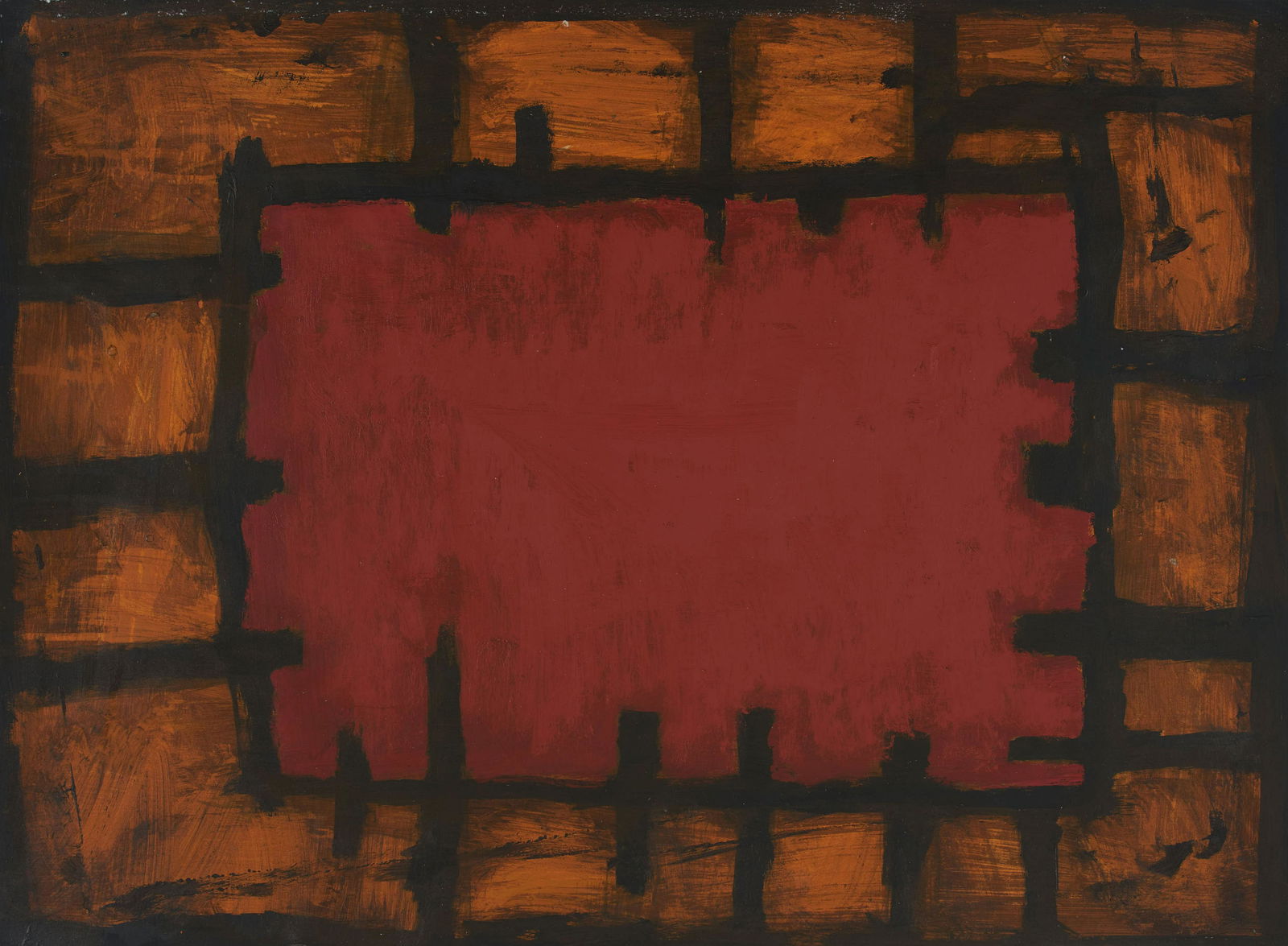 David Rankin - Untitled: Lot 45 David Rankin American (b. 1946) Untitled oil on paper 30 x 22 3/8 inches Provenance: Private Collection