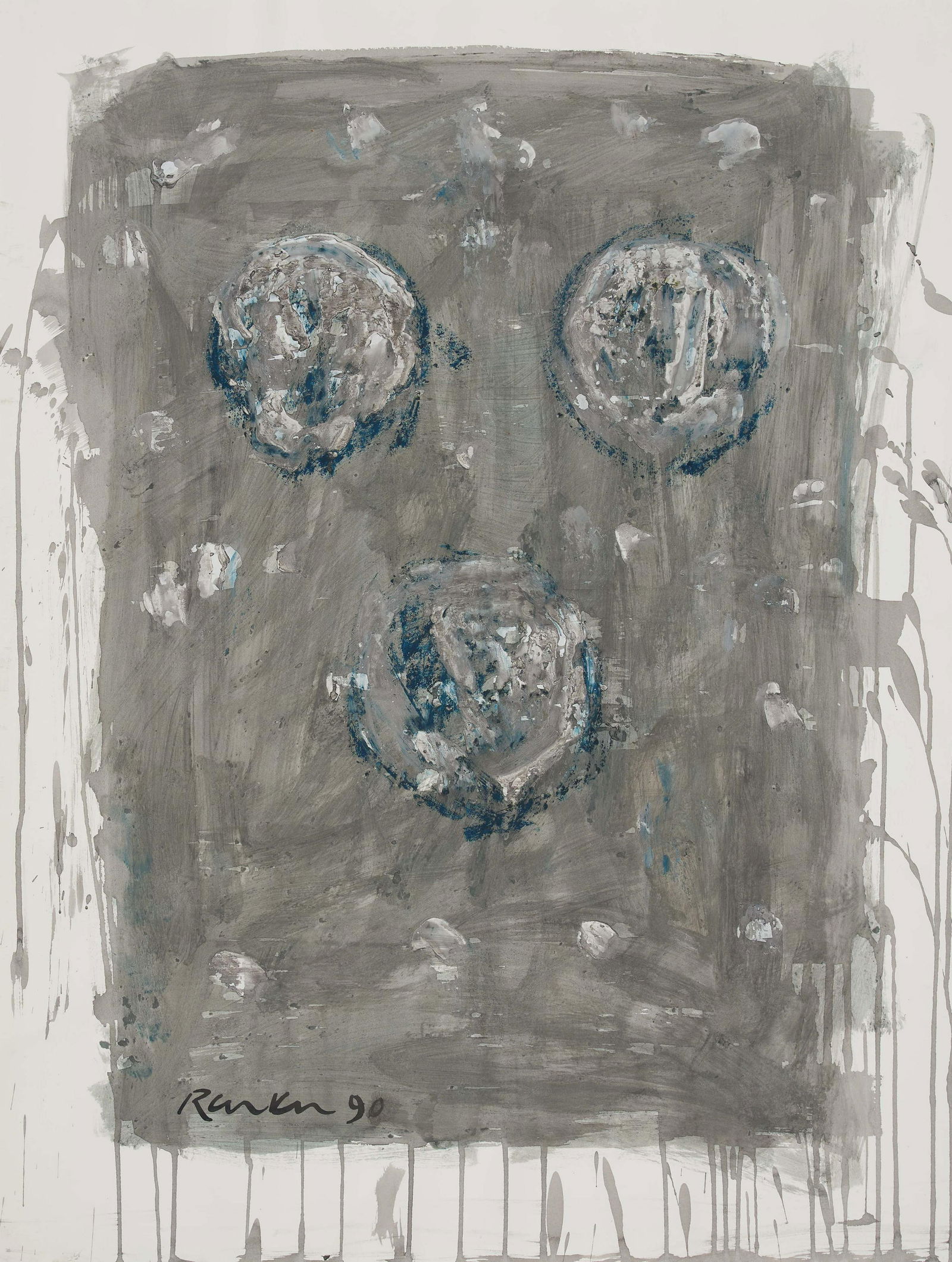 David Rankin - Untitled: Lot 75 David Rankin American (b. 1946) Untitled (1990) oil and watercolo on paper signed lower left 30 x 23 1/8 inches Provenance: Private Collection