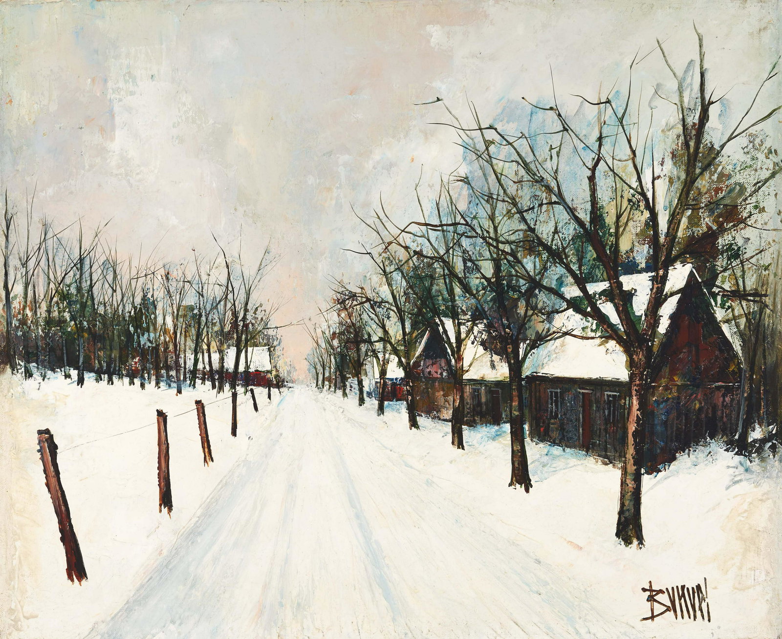 Manuel Monton Bunuel - Snow Path (1 of 2)