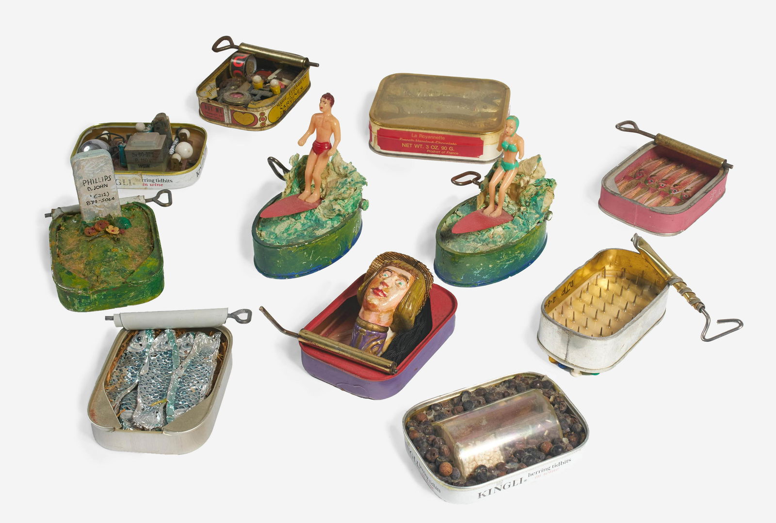 Unknown Artist - Group, Eleven (11) Sardine can (1 of 6)