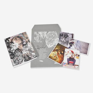 Swoon - VNA, Limited Edition Issue 25, 2014: Lot 149 Swoon American (b. 1977) VNA, Limited Edition Issue 25, 2014 screen printed cover and envelope, 162 pages of color illustrations with 4 postcards signed on the cover, numbered 18/150 magazine: